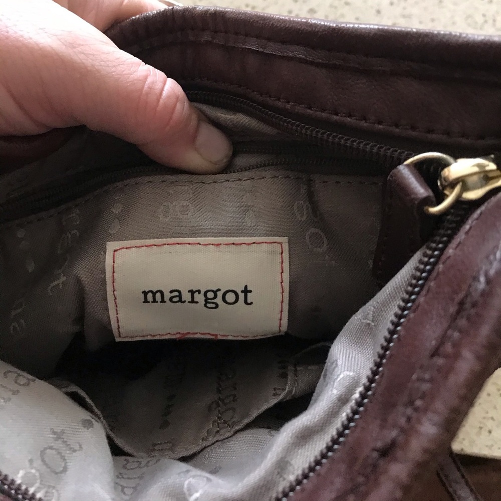MARGOT genuine leather woven cross body - Picture 2 of 4